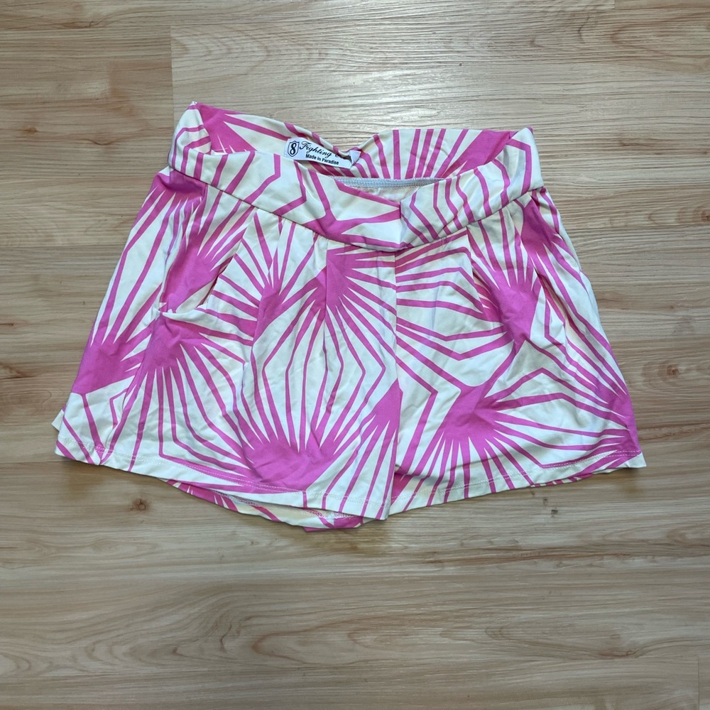 Fighting Eel Shorts Om pink Geo palm
